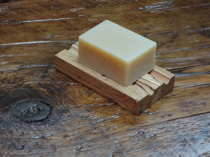 Reclaimed Spalted Maple Floorboard Soap Dish